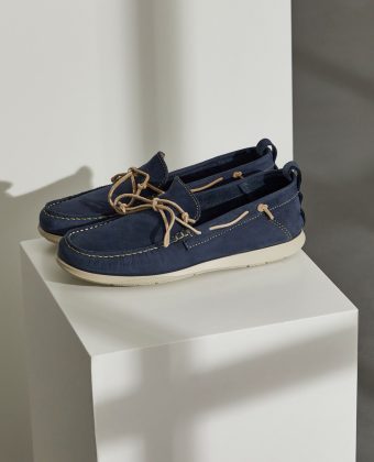 Zapatos de vela para hombre reciclados de ante